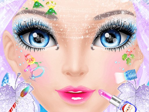 Play Christmas Makeup Salon Game