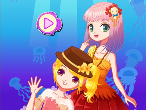 Play Mermaid Princess Dress Up Salon Game