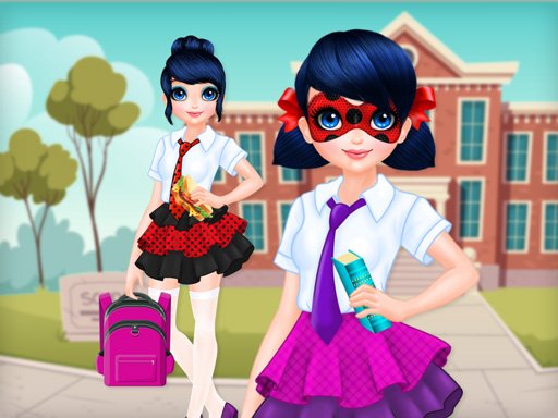 Play Dotted Girl Back To School Game