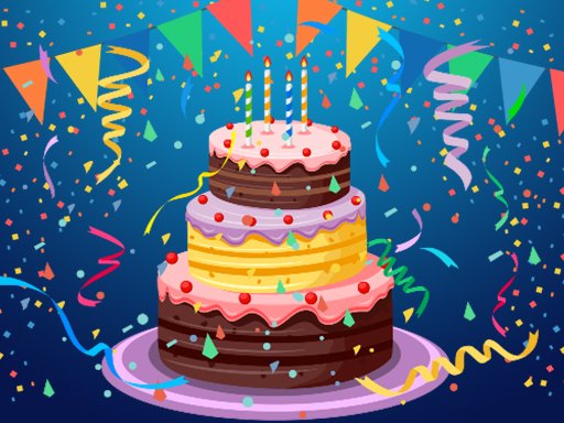 Play Birthday Cake Puzzle Game