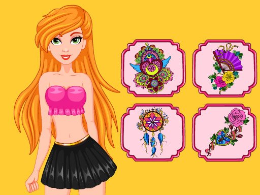 Play Princess Tattoo Artist Game