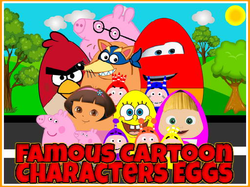 Play Famous Cartoon Characters Eggs Game