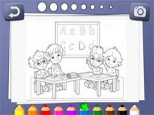 Play Kids Coloring Book Game