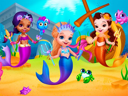 Play Little Mermaids Dress Up Game