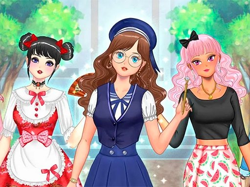 Play Kawaii High School Teacher Dress Up Game