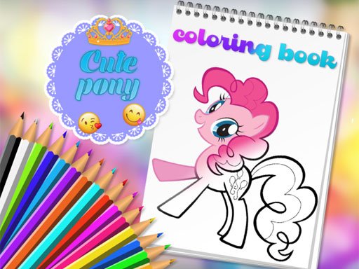 Play Cute Pony Coloring Game