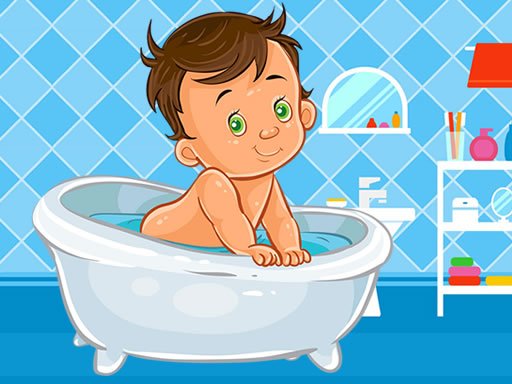 Play Baby Bath Jigsaw Game