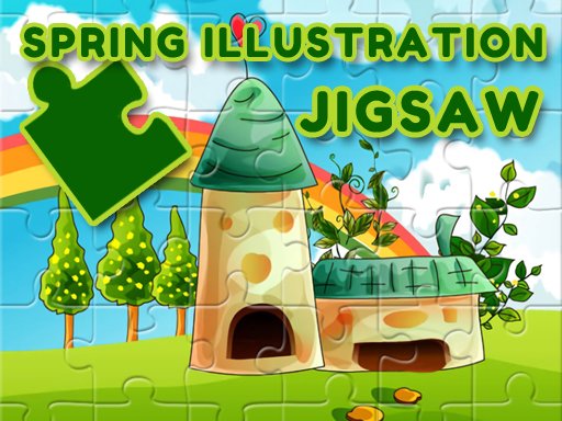 Play Spring Illustration Puzzle Game