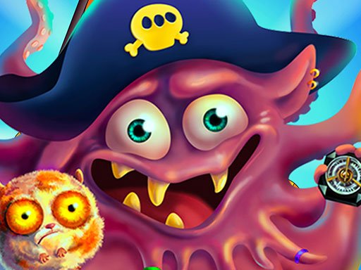 Play Pirate Octopus Memory Treasures Game