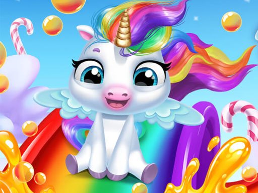 Play Glitter Unicorn Dress Up Girls Game