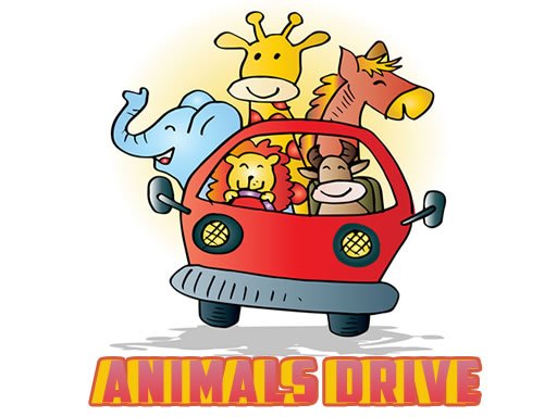 Play Animals Drive Jigsaw Game