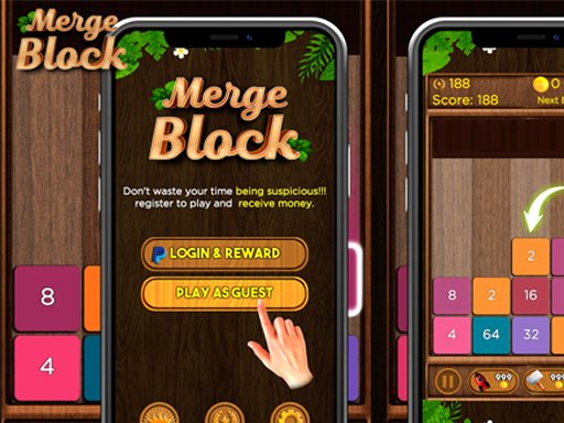Play Merge Number Puzzle Game