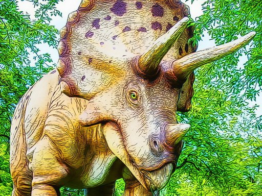 Play Giant Triceratops Puzzle Game