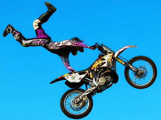Play Crazy Motocross Jumps Jigsaw Game