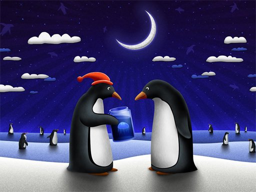 Play Christmas Penguin Slide Game
