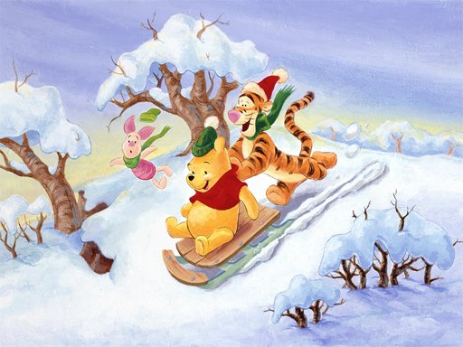 Play Winnie the Pooh Christmas Jigsaw Puzzle 2 Game