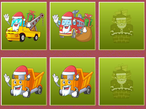 Play Christmas Trucks Memory Game