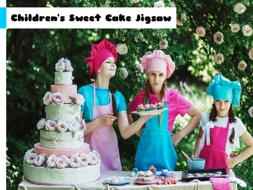 Play Children’s Sweet Cake Jigsaw Game