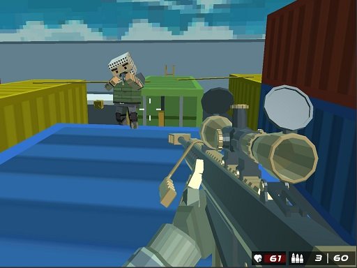 Play Shooting Blocky Combat Swat Survival Game