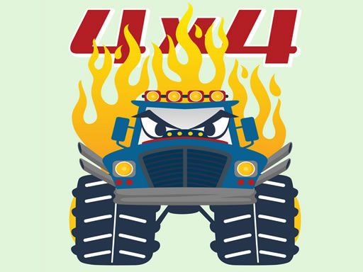 Play Monster Trucks Coloring Game