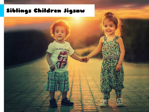 Play Siblings Children Jigsaw Game