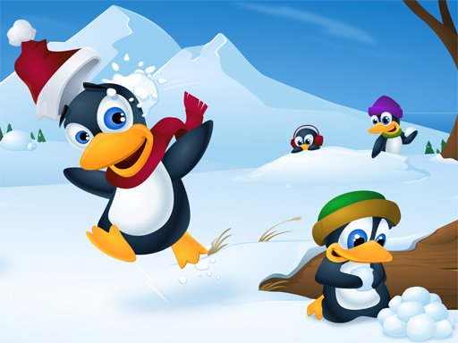 Play Cute Penguin Slide Game