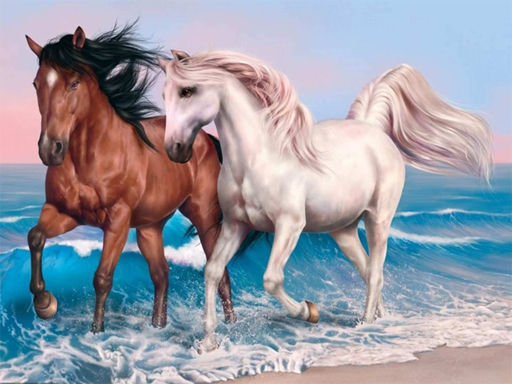 Play Animals Jigsaw Puzzle – Horses Game