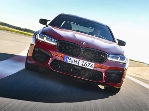 Play BMW M5 Competition Puzzle Game