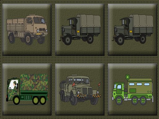Play Army Trucks Memory Game