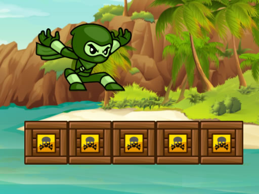 Play Green Ninja Run Game