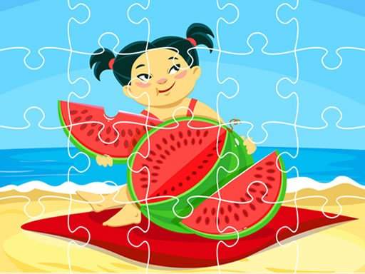 Play Summer Foods Jigsaw Game