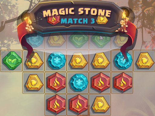 Play Magic Stone Match 3 Deluxe Game