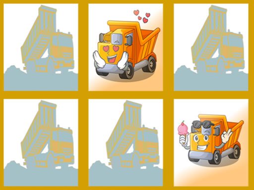 Play Dump Trucks Memory Game