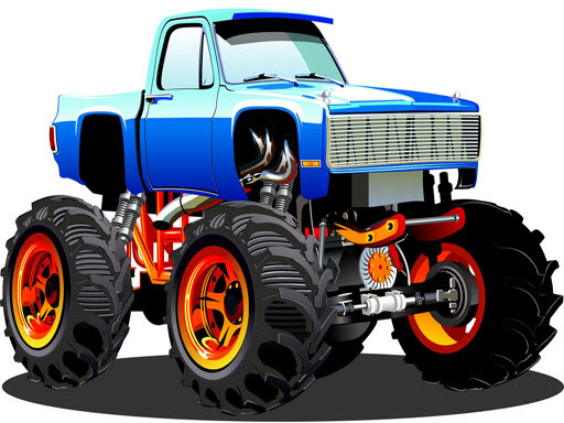 Play Monster Truck Puzzle Game