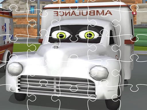 Play Ambulance Trucks Jigsaw Game