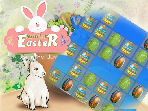 Play Easter Eggs Match 3 Deluxe Game