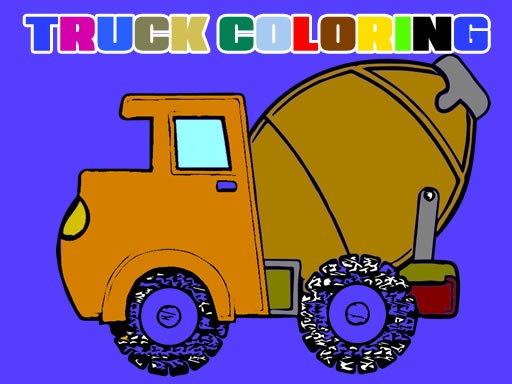 Play Trucks Coloring Game