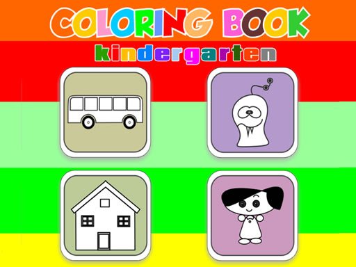 Play Kindergarten Coloring Game