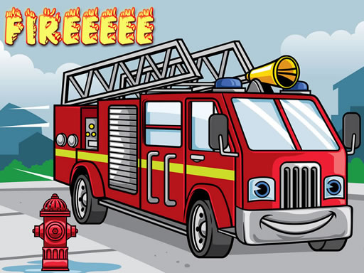 Play Fire Truck Jigsaw Game