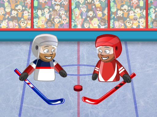 Play Puppet Hockey Battle Game