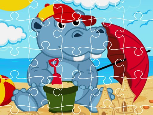 Play Hippo Jigsaw Game