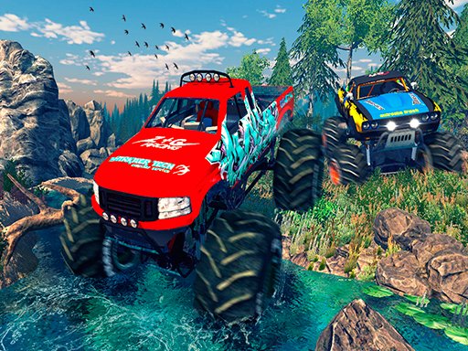 Play Monster 4×4 Offroad Jeep Stunt Racing 2019 Game