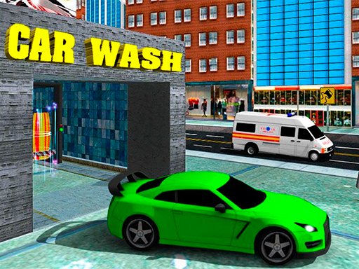 Play Sports Car Wash Gas Station Game