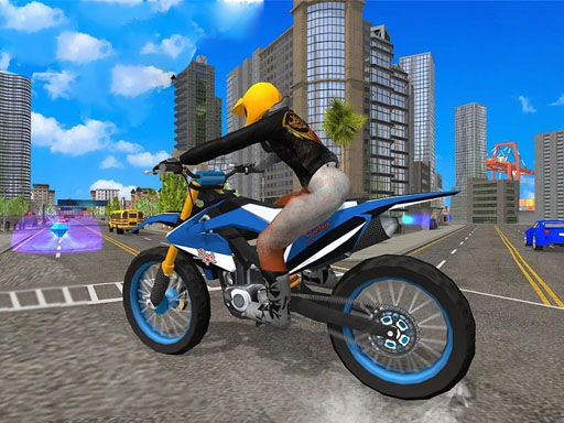 Play City Bike Stunt Racing Game