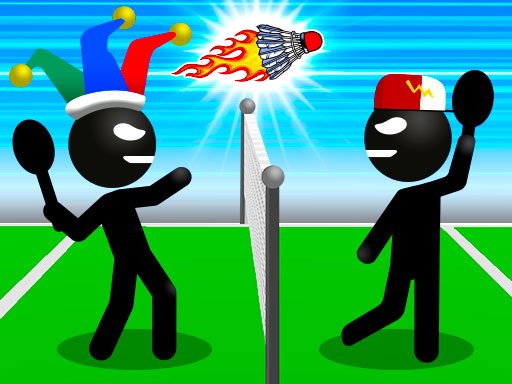 Play Stickman Sports Badminton Game