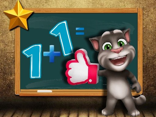 Play Talking Tom Math Test Game