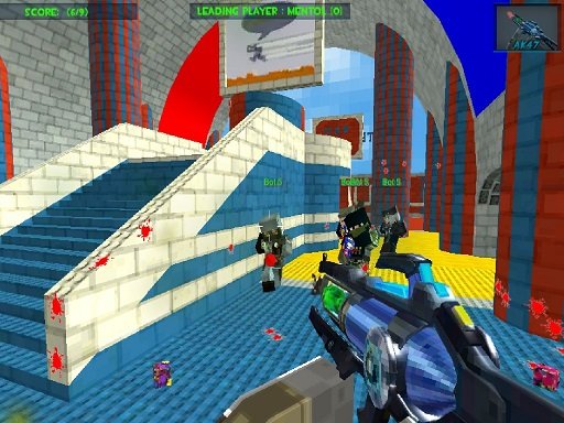 Play Blocky Gun Paintball 3 Game