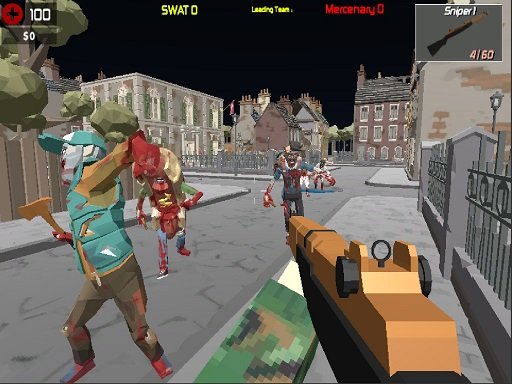 Play Gun Poligon Battle Royale Game