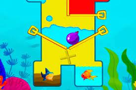 Play Fish Rescue Pull The Pin Game