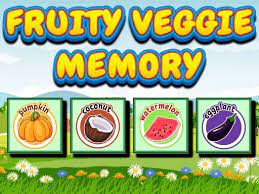 Play Fruity Veggie Memory Game